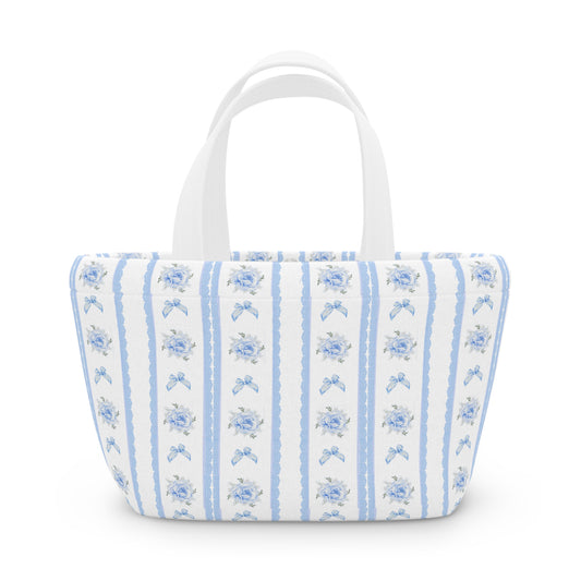 Blue Shabby Chic Lunch Bag