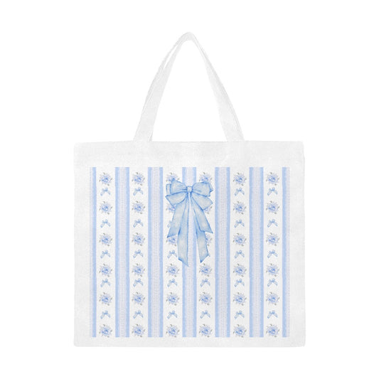 Large Blue Shabby Tote