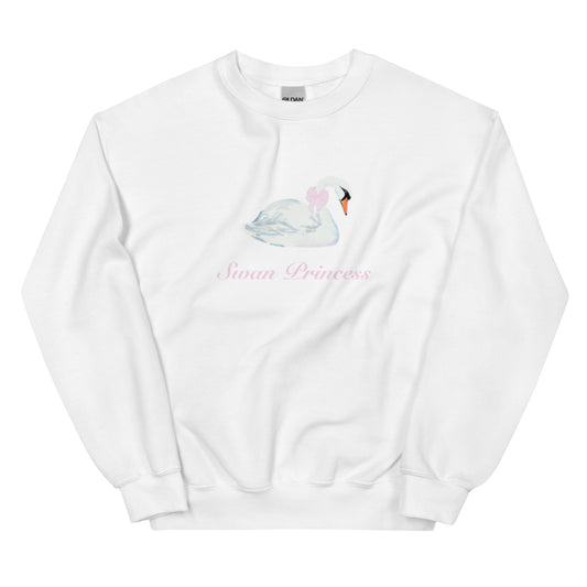 Pink Swan Princess Sweatshirt