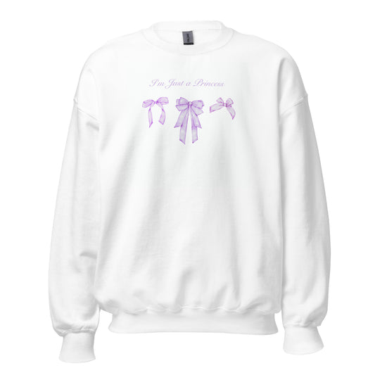 Just a Princess Purple Sweatshirt